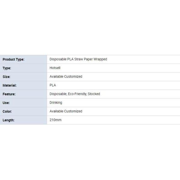 Eco friendly PLA corn starch base compostable straw,PLA 100% BIODEGRADABLE STRAWS DRINKING STRAWS,Disposable Plastic Com