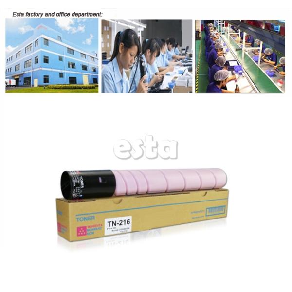 Fotocopiadora piezas de repuesto TN216 Para Konica Minolta copiadora Bizhub C220 / C280e