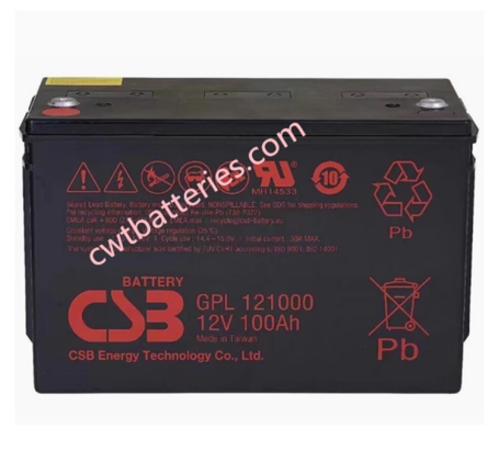CSB GPL121000 Baterías VRLA de plomo y ácido selladas 12V 100AH personalizadas