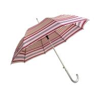 Tela Digital do Pongee de 23 polegadas que imprime o guarda-chuva da listra para senhoras