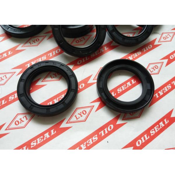 TC framework oil seal,model 30*46*8,NBR material,color is generally biack and brown.