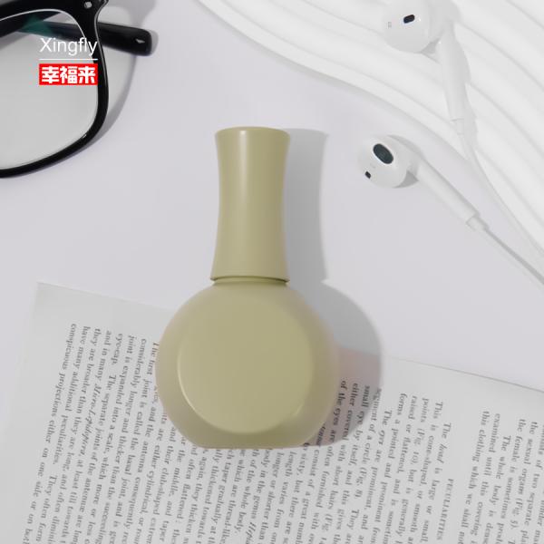 33ml Round Nail Polish Bottle For Gel Polish With Glass Roller Ball Container
