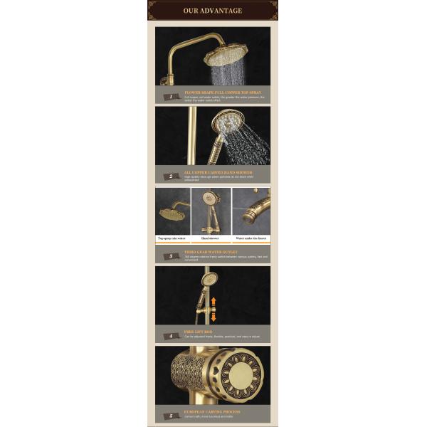Cheap Price Bathroom Brass Mixer Shower Faucet Set