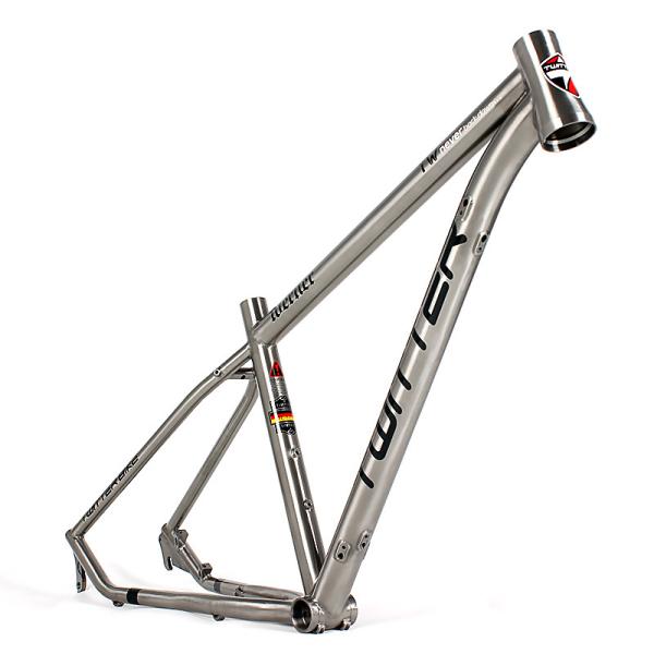 Road Bicycle Titanium Bike Components Extremely Light OEM Natural Gross Color