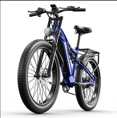 36V 48V 36V 10.4Ah Lithium Ion Electric Full Suspension Mountain Bike