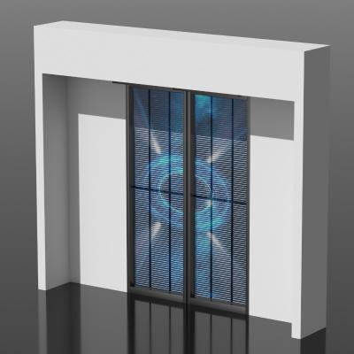 Flexibilidade que desliza a tela conduzida transparente interna de porta de tomada da tela do diodo emissor de luz