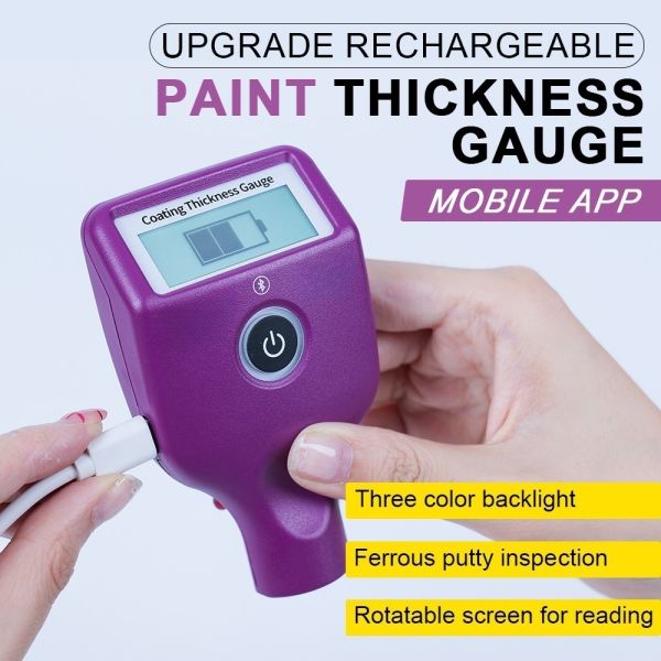 86237 High Precision Car Paint Thickness Tester with Bluetooth Function and