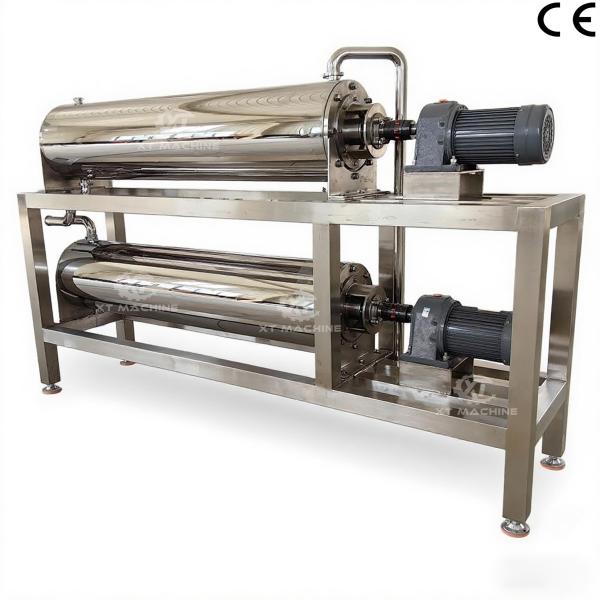 SUS304 Peanut Butter Cooling Machine Almond Peanut Cooling Equipment Heat Exchange Machine