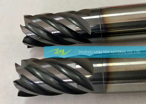 Customized And OEM Cemented Solid Carbide End Mills / Four Flute End Mill
