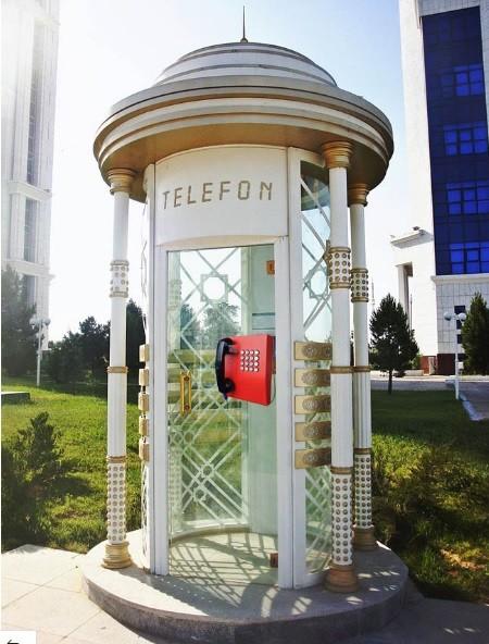 Telefone resistente do vândalo análogo vermelho para o quiosque/delegacias públicos