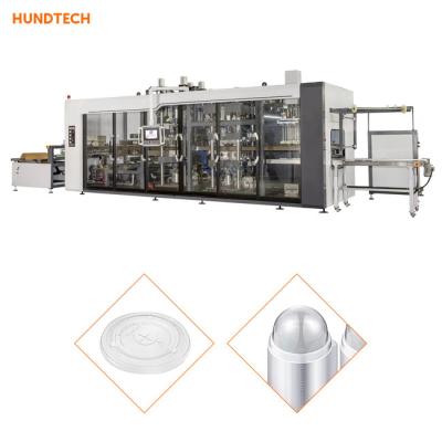 tampa do copo do leite do ANIMAL DE ESTIMAÇÃO da espessura de 2.0mm que forma a máquina de empacotamento de Thermoforming da máquina