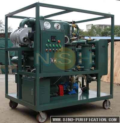 Double-Stage Vacuum Insulation Oil Purifier VFD-Series 4000LPH Transformer Dielectric Fluid Treatment