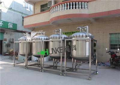 Cliente de tanque de armazenamento de aço inoxidável da água quente de alojamento de filtro do saco de 50000 litros 304/316