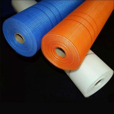 Different colors alkali - proof and fire - proof fiberglass net used for construction material