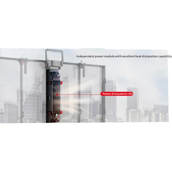 Outdoor LED Grille Screen Big Waterproof Transparent LED Screen