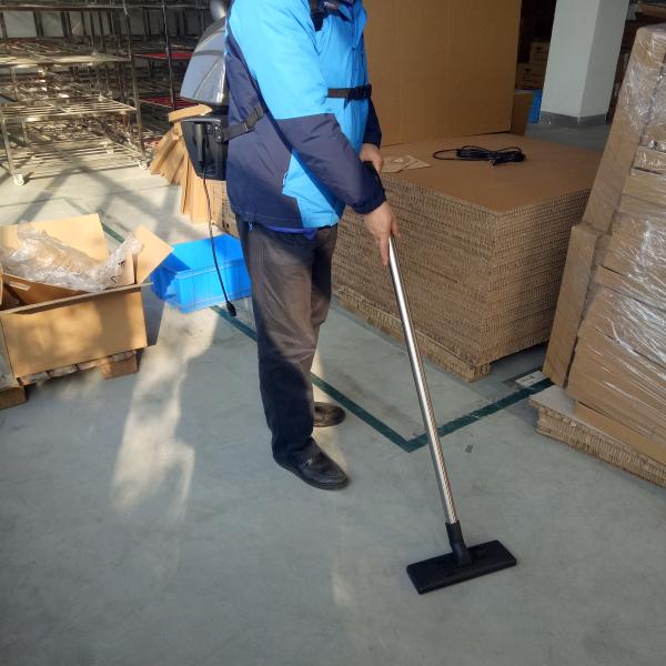 Mini aspirador ajustable amarillo de la mochila de la mochila con el cuerpo del plástico del ABS