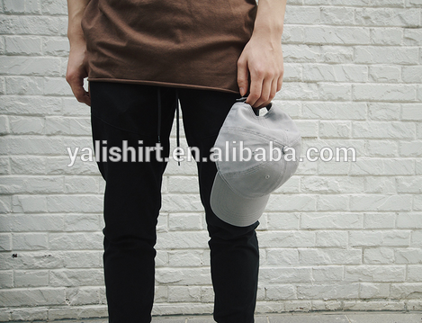 Fashion Plain Premium T Shirts Raw Hem Essential