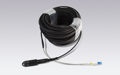 Cpri водоустойчивое PDLC FTTA к оболочке сборки кабеля GYFJH SM 7.0mm G657A1 LSZH DLC