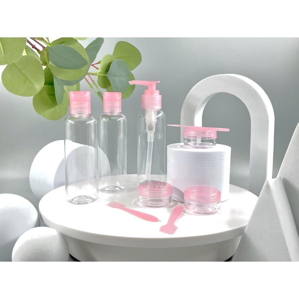 ПЭТ пластиковые бутылки и кремовые банки для упаковки косметики