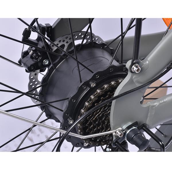 26in Fat Tire Electric Hunting Bike 1000w Alloy Frame With KMC Chain