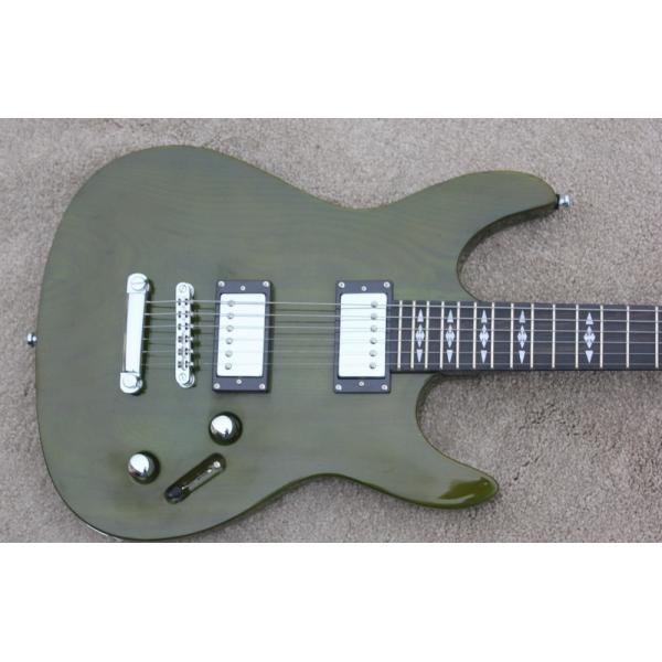 2017 LAVISH new style Grass green FMS custom Solid ELM electric guitar fingerboard ebony Free shipping Factory direct sa