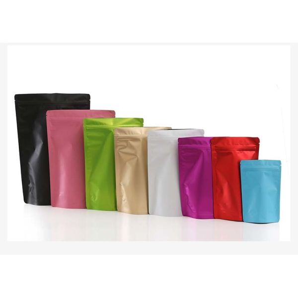 Customizable Stand up Pouch With Lock  Food Packaging Bag Ziplock Bag custom Color