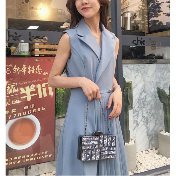 Marbling banquet bag European and American fashion dinner bag lady's handbag acrylic bag lady's clutch