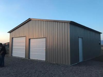 Prefab Shed Steel Frame Storage Warehouse Custom Color High Rise Building
