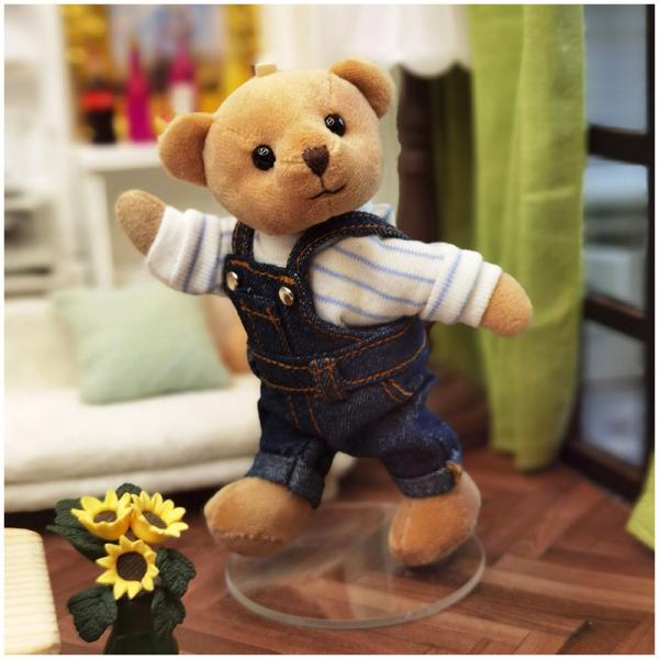 customizable 12cm Bear Doll Clothing SQ-01 Cotton Material Unisex