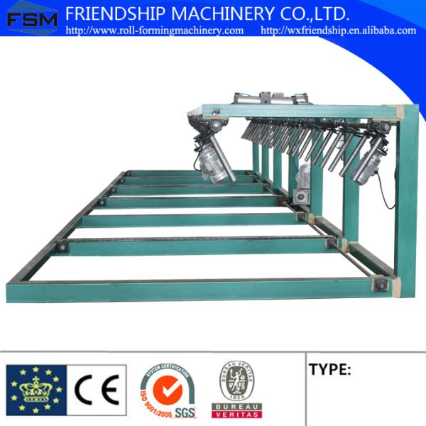 Heat Treatment Cutting Blade Roof Roll Forming Machinery With Cr45 Steel Roller 915mm width