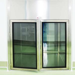 Food Beverage Pass Through Box SUS304 SS316 Static Pass Box Cleanroom Pass Thru