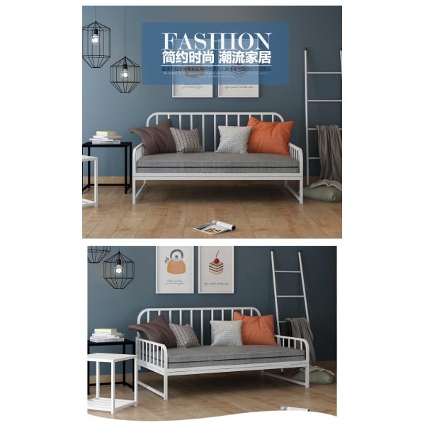 Foldable Sifa Beds for Adults Metal Foldable Bed Table Oak Wood Single Sofa Bed Foldable