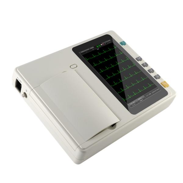 6-Channel EKG Machine 7 Color LCD 1850mAh Battery For Optimal Performance