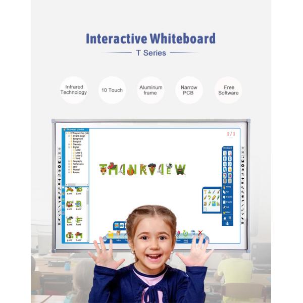 Класс Smartboard Whiteboard цифров Multi касания IWB взаимодействующий для школы