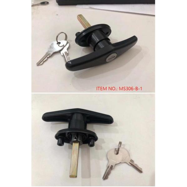 Промышленный металлический электрический шкаф дверь замок T ручка замок гаражная дверь замок