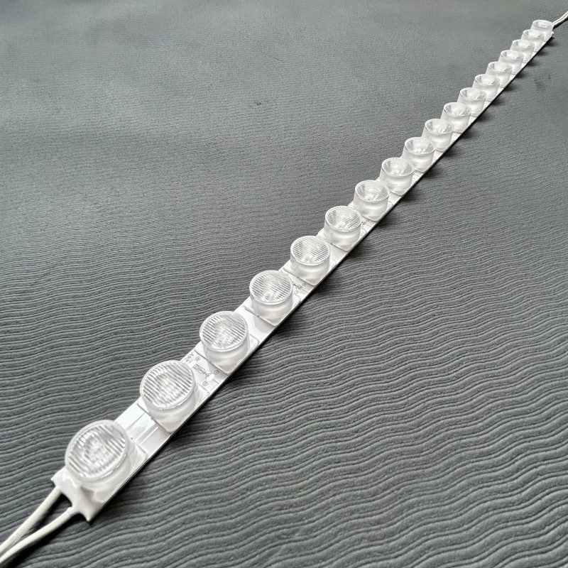18W 18LEDs LED Rigid Bar Strip Light With Lens 15x45 Degrees Edge Bar Lighting