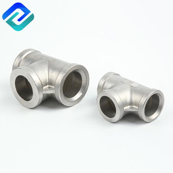 High Pressure BSPP Ss Tee Fitting ISO4144 Stainless Steel 304l Pipe Fittings