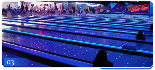 Indoor Fitness Black Bowling Lanes With String Bowling Pinsetter Machine For Training
