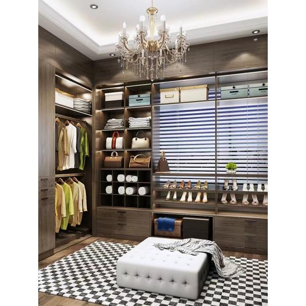 У-образные деревянные зерна ходьба в шкафу гардероб ходьба гардеробная техника мебель