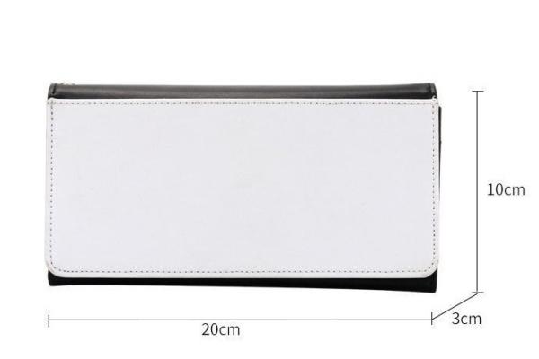 Des emplacements pour cartes multiples étanches à l'eau Sublimation Continental Dames Portemonnaie Femmes Sacoche d'embrayage pour photos personnalisées