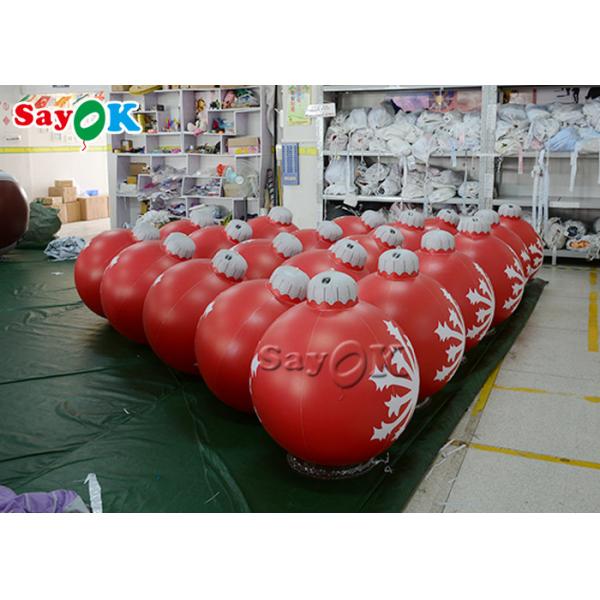 шариков PVC орнаментов Xmas 0.6m шарик небольших раздувных на открытом воздухе вися украшенный