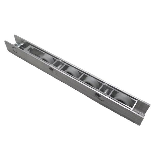 Roulettes de porte coulissante en aluminium pour patio réglables sur mesure 235 mm
