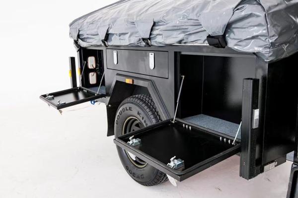 Caravan Tent Trailer With Integrated Kitchen Independent Suspension All Terrain Travel