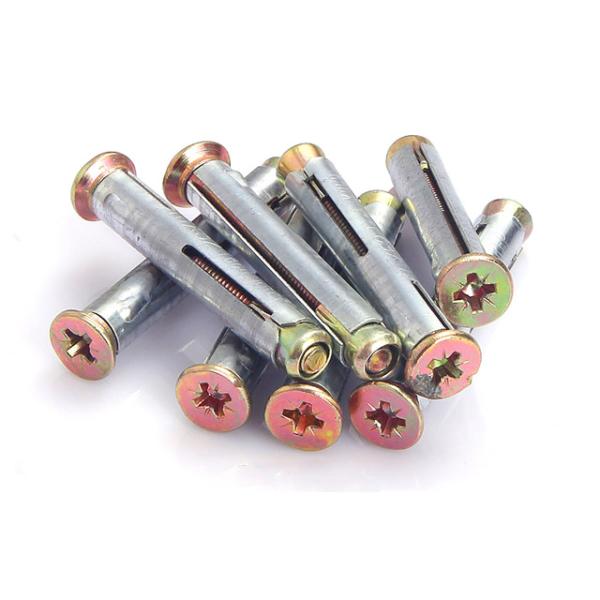 white zinc metal frame anchor M8 M10 used fasteners