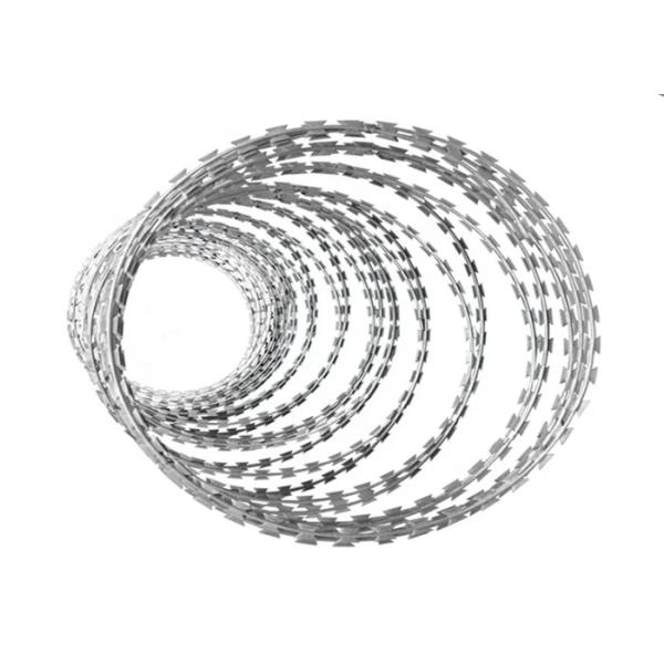 Bto 22 Concertina Razor Barbed Wire Hot Dipped Galvanized Anti Climb