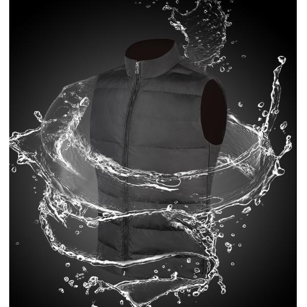 Classic Men'S Heated Vest Sleeveless Vest Carbon Fiber 3 Level Temperature Heated