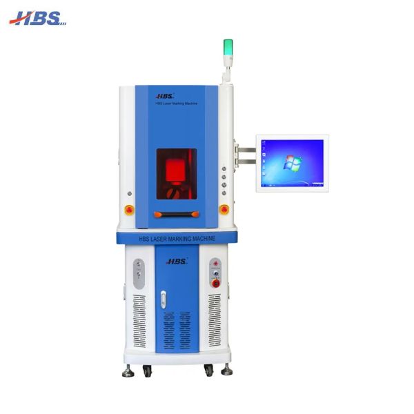 Hbs Laser Germany Standard Fiber Laser Marking Machine/Full Enclosed Class 1 Fiber Laser Marker for Stainless Steel