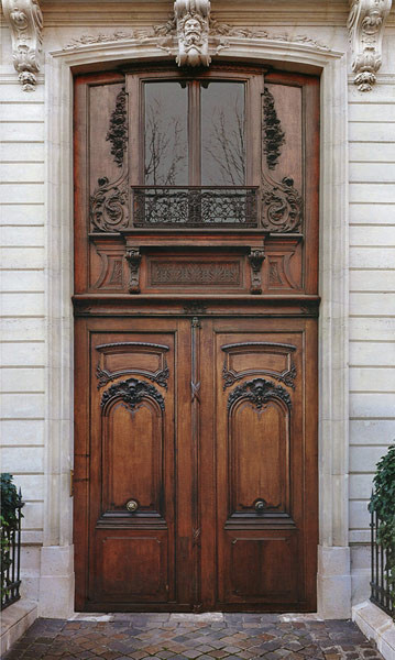 steel wood security armored door