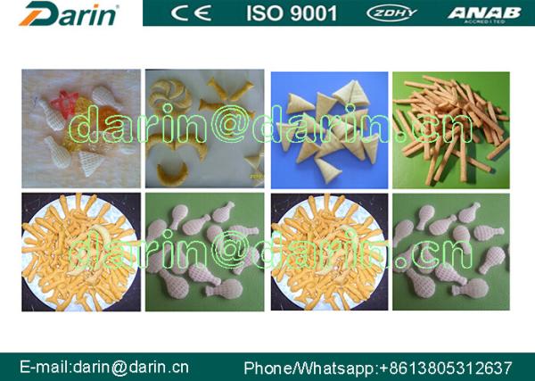 Fried Extruded 3D Pellet Snack Extruder Machine with CE