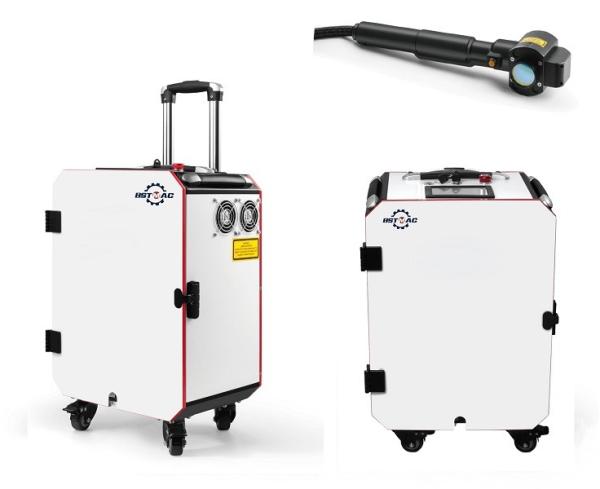 2m Fiber 100W Laser Rust Removal Machine For Stainless Steel Carbon Steel Aluminum
